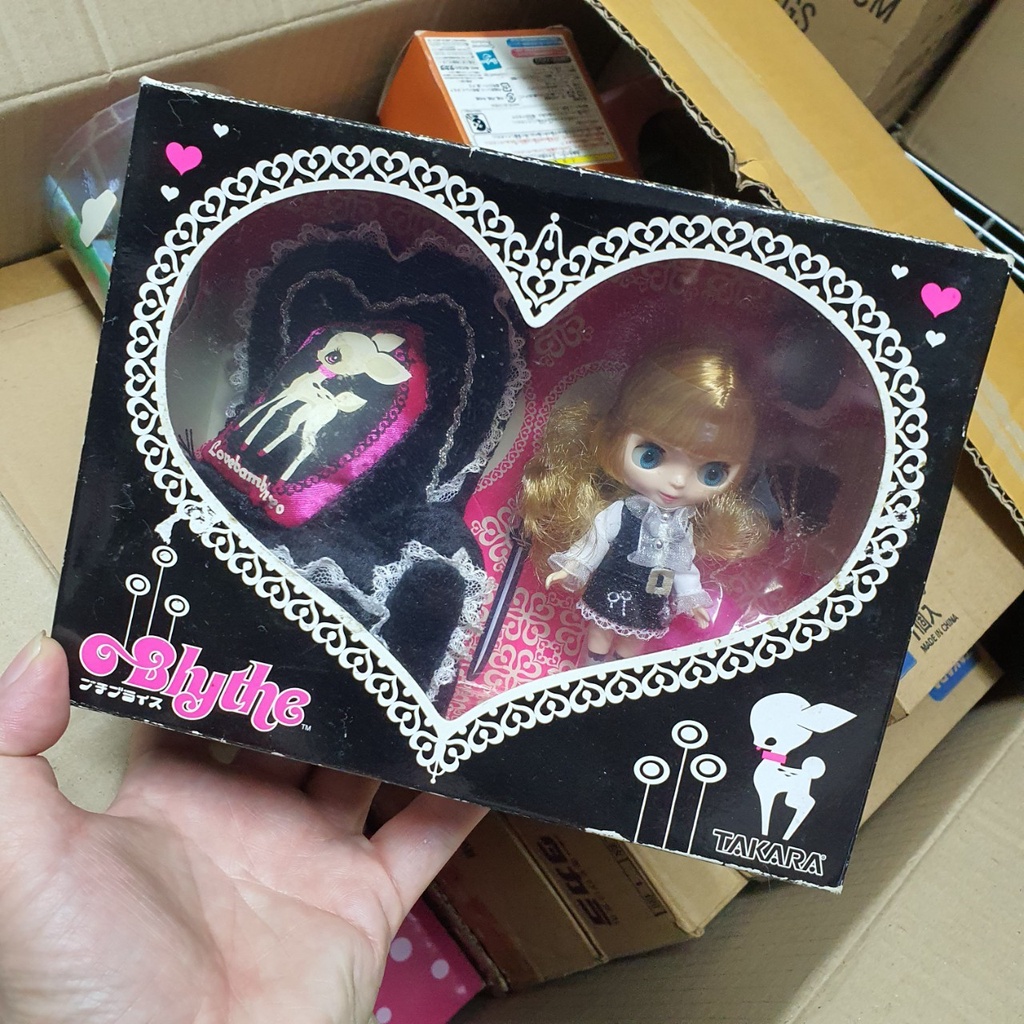 4" inches TAKARA JAPAN Petite Blythe Doll Love Bambinyo Rare 2006 มินิ ตุ๊กตาบลายธ์ เลิฟ แบมบินโย่