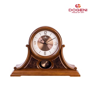 DOGENI นาฬิกาตั้งโต๊ะไม้ Wooden Table Clock รุ่น TCW005DB