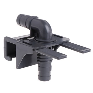 yoodada Aquarium Water Pipe Connector Fish Tank Mount Holder Inflow Outflow Stretchable