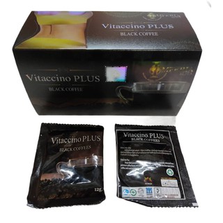 กาแฟดำ Vitaccino Coffee 1 กล่องมี 15 ซอง