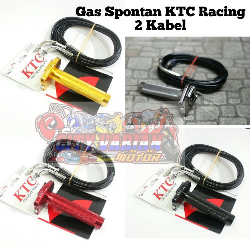 Ktc Racing แก๊สพร้อมกัน Original KTC 2 สายแก๊สพร้อมกัน