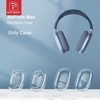 Oatsbasf เคสใส แบบนิ่ม หมุนได้ 360 องศา สําหรับหูฟัง Airpods Max