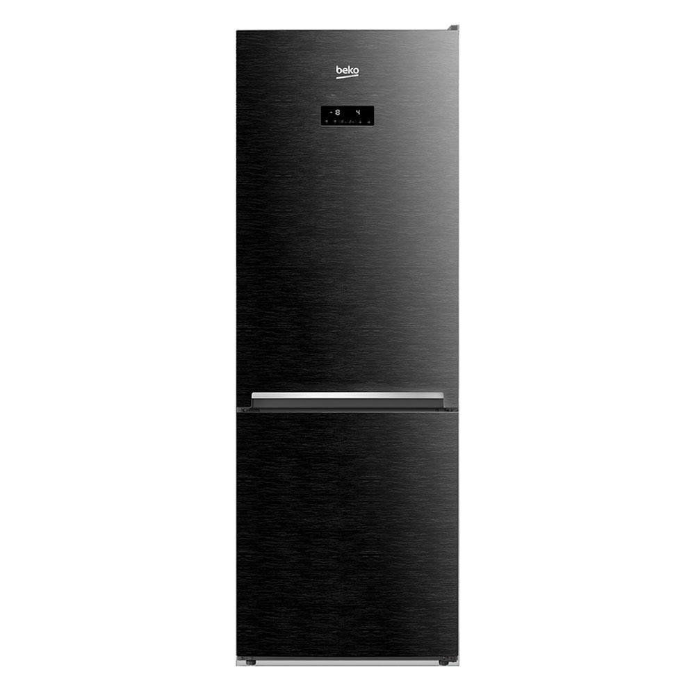 ตู้เย็น ตู้เย็น 2 ประตู BEKO RCNT340E50VZWB สีดำ ตู้เย็น ตู้แช่แข็ง เครื่องใช้ไฟฟ้า 2-DOOR REFRIGERATOR BEKO RCNT340E50V