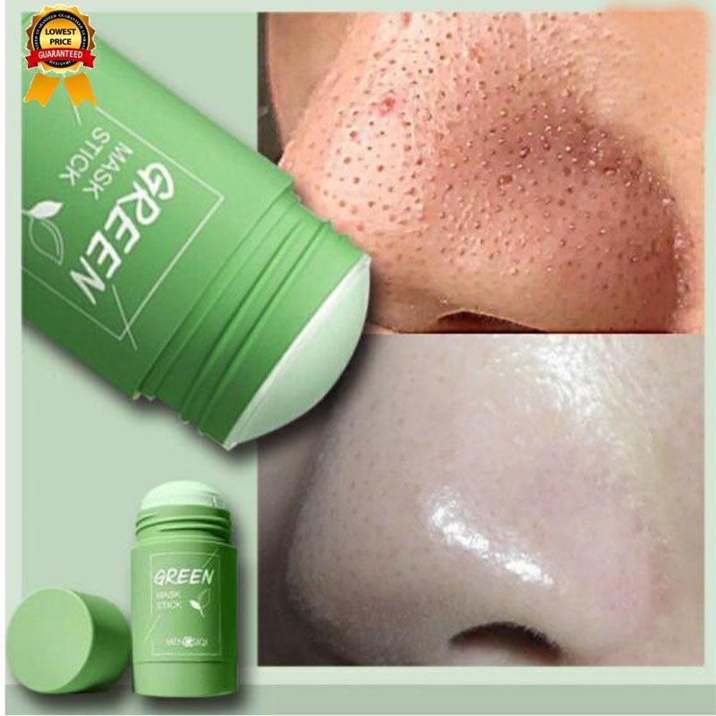 มาสก์หน้าเขียว แบบแท่ง เพื่อขจัดสิวเสี้ยน สิวหัวดํา (พร้อมส่ง)