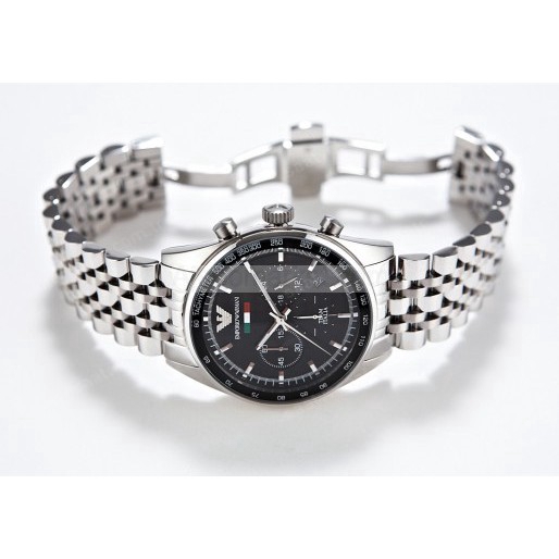 พร้อมสต็อก ! Emporio Armani Tazio Chronograph นาฬิกาข้อมือผู้ชาย รุ่น AR5983 - 100% Authentic Amani Brand Watch