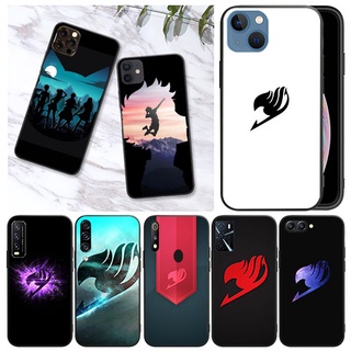 เคสโทรศัพท์มือถือแบบนิ่ม ลายโลโก้ FAIRY TAIL สีดํา สําหรับ Samsung S7 S7 Edge J2 J5 J7 Prime J7 J7Core