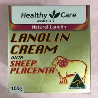 ครีมรกแกะออสเตรเลีย สูตรลาโนลินผสมรกแกะ Healthy Care Lanolin with Sheep Placenta 100g
