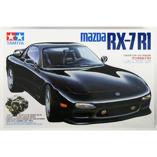 พลาสติก โมเดล ประกอบ TAMIYA สเกล 1/24 Mazda RX-7 R1 (มีเครื่องยนต์) (24116)