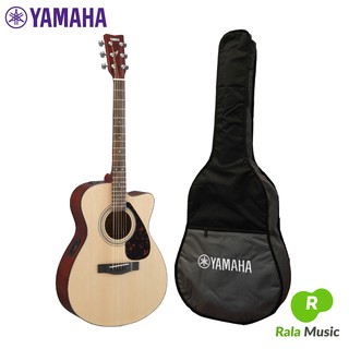 Yamaha® FSX315C (Natural) กีตาร์โปร่งไฟฟ้า 40 นิ้ว ทรง Concert คอเว้า  มีเครื่องตั้งสายในตัว + กระเป๋ากีตาร์ Yamaha