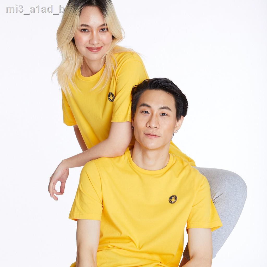 ❧♕✌BODY GLOVE Unisex Basic T-Shirt เสื้อยืด สีเหลืองเข้ม-61