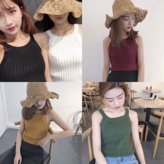 No.1🍒พร้อมส่ง🍒เสื้อสายเดี่ยวน่ารักมาก เนื้อผ้าดีมาก(K239)