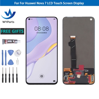 อะไหล่หน้าจอสัมผัสดิจิทัล LCD สําหรับ Huawei Nova 7 5g Nova7