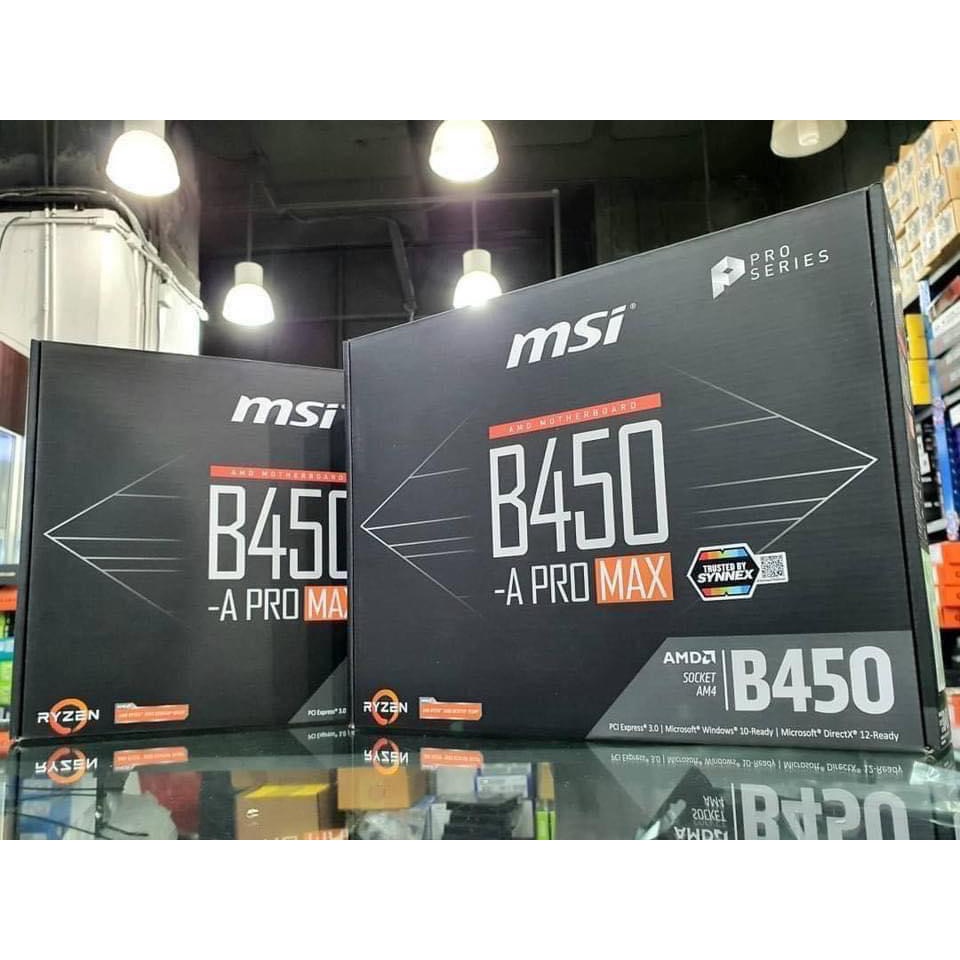 Brand New MSI B450-A PRO MAX | Shopee Thailand