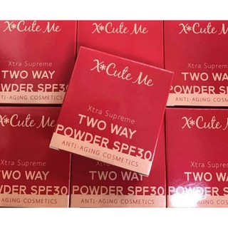 x cute me แป้งอิคคิสมี Two Way  Powder  SPF30