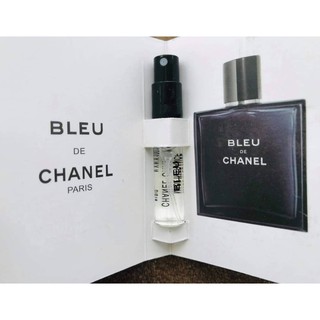 น้ำหอม ตัวเทส แบรนด์แท้ ขนาด 2ml  📷 CHANEL BLEU DE CHANEL Eau De Parfum