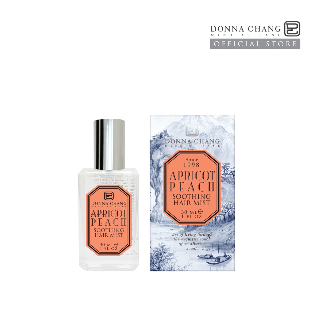 DONNA CHANG Apricot Peach Soothing Hair Mist 30 ml. ดอนน่า แชง น้ำหอมสำหรับเส้นผม