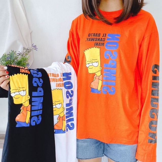 เสื้อแขนยาว ลายSIMPSON EL BARTO