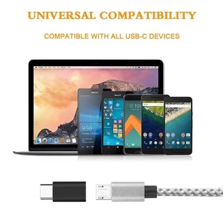 อะเเดปเตอร์แปลงสายเคเบิ้ล Micro USB เป็น Type C Android Phone Cable Micro USB เป็น TypeC USBC OTG