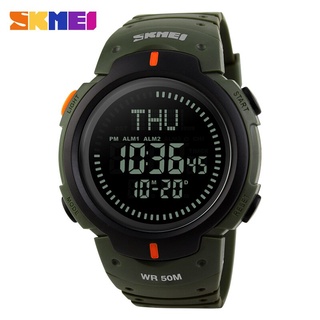 SKMEI Outdoor Sport Watch Men Compass Countdown Watches 5Bar Waterproof Multifunction Digital Watch Relogio Masculino 12