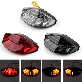 ไฟท้าย สำหรับ Ducati Monster 696 795 796 1100 ไฟเลี้ยวไฟท้ายแบบบูรณาการ LED