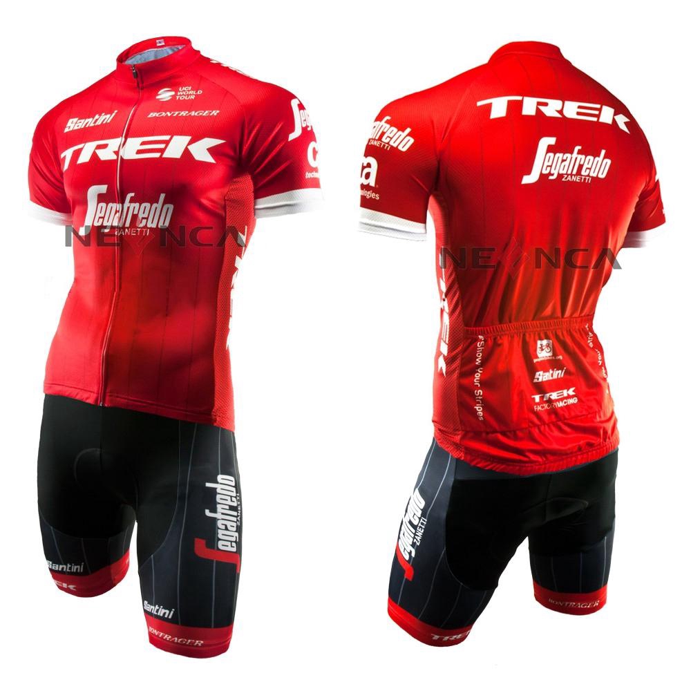 โรงงานโดยตรง เสื้อขี่จักรยาน [คลังสินค้าพร้อม] TREK แดงแห้ง Fast Breathable เสื้อเจอร์ซีย์นักปั่น/ชุดปั่นจักรย เสื้อจักรยาน