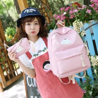กระเป๋าเป้เซตลายเมฆ