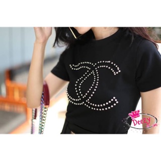เสื้อยืดตอกหมุด Chanel