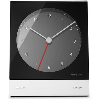 [ของแท้] JACOB JENSEN นาฬิกาปลุกตั้งโต๊ะ JACOB J. 341 TABLE ALARM CLOCK BLACK  paurasia ปอเรเซีย