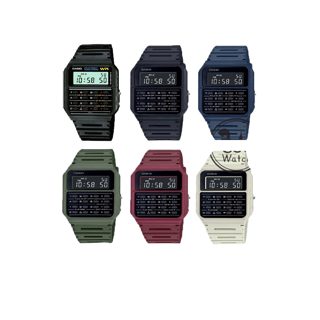 โปรโมชั่น : Casio ของแท้ % รุ่น CA-53W CA-53WF นาฬิกาชาย DATA BANK มีเครื่องคิดเลข รับประกัน 1 ปี CA53 CA CA53W CA53WF CA-53WF