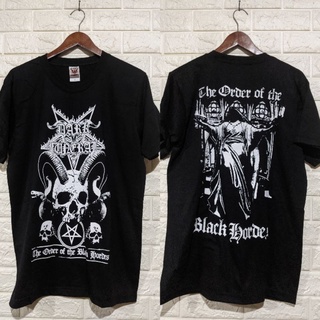 เสื้อยืดผ้าฝ้ายพิมพ์ลายขายดี เสื้อยืด พิมพ์ลาย Funeral DARK BAND