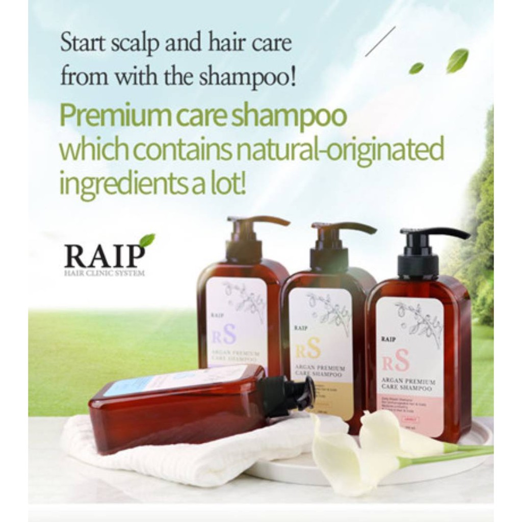 Raip Rs Morocco Argan Oil Shampoo 500 ml. ( MADE IN KOREA ) - v ...