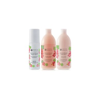 Oriental Princess Beauty Sweet Berry Set 3 Items (Shower Cream 400ml + Body Lotion 400ml + Anti-Perspirant/Deodorant 70m