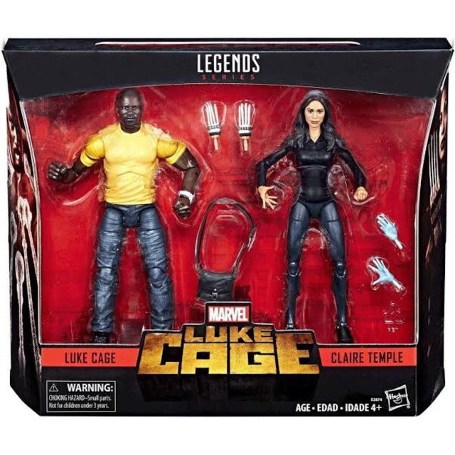 Hasbro : Marvel Legends Luke Cage & Claire Temple Two-Pack แพคคู่ MARVEL KNIGHT ของแท้ 100%