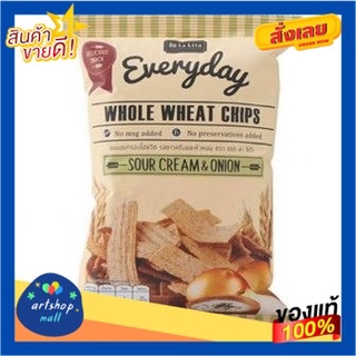 De La Lita Whole Wheat Chips Sour Cream 70g/เดอ ลา ลิตา โฮลวีตชิปส์ ซาวร์ครีม 70g