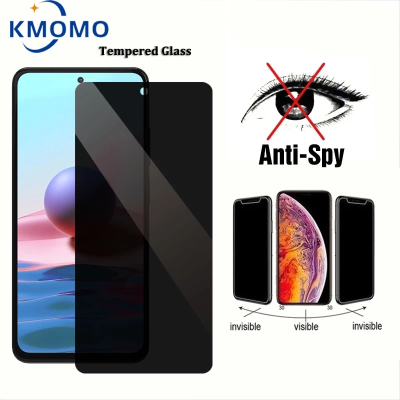 ฟิล์มกระจก เต็มจอ For Xiaomi Redmi กันมองกันเสือก Note 14 4G 13 Pro 5G 12 + 11 11s 12C A1 10C 10 10s 9 9A 9C 9s 9T 8 Plus ฟิล์ม กันมองข้าง
