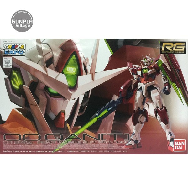 Bandai RG OO Qan(T) Trans-am Clear Color Ver 4549660112471 (Plastic Model)