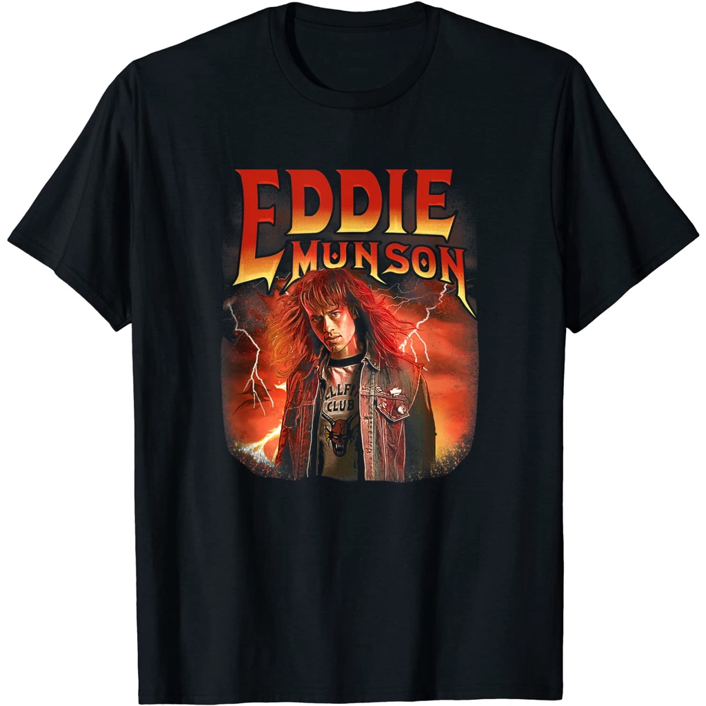 เสื้อยืดบุคคล Stranger Things 4 Eddie Munson