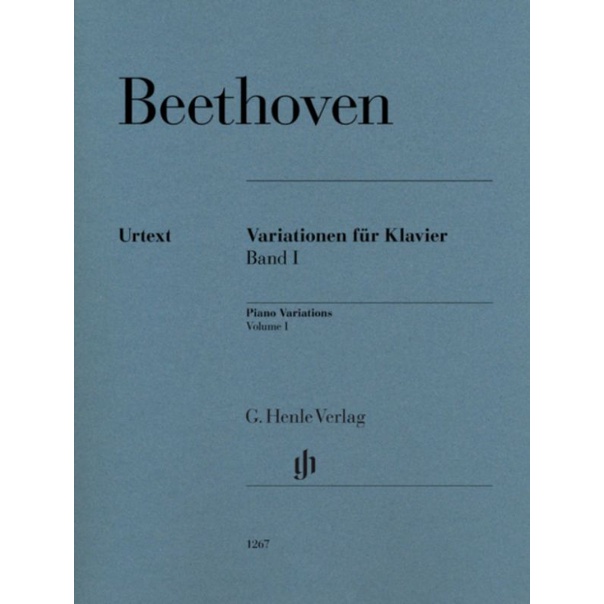 Beethoven PIANO VARIATIONS เล่ม I (Urtext)