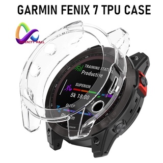 เคส garmin fenix 7 / 7 sapphire solar  crystal tpu case เคสการ์มิน แบบใส