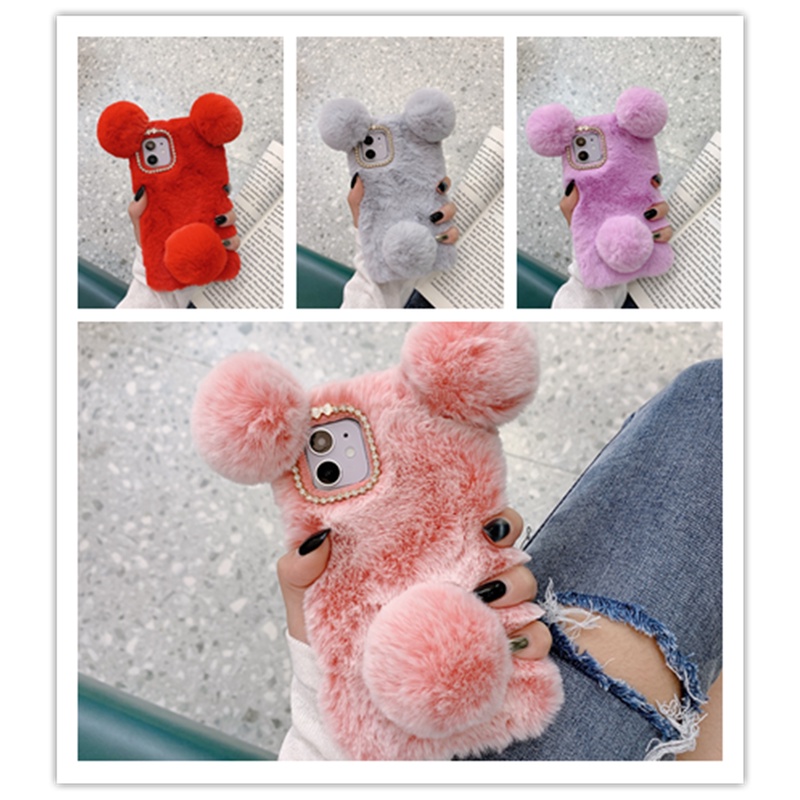 SAMSUNG ปลอกสําหรับSamsung A91 M80S S10LITE S20ultra S11plus A2 J2 Core J1ACE J2PROน่ารักตุ๊กตาPanda