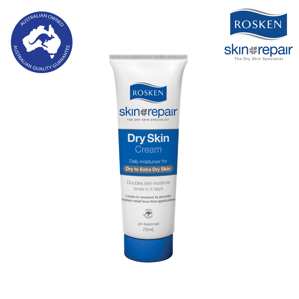 ROSKEN Dry Skin Cream โรสเคน ครีมบำรุงผิว สูตรผิวแห้ง (75 ml)