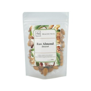 Mr. &amp; Mrs. Raw Almond เมล็ดอัลมอนต์ (200 gm)