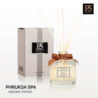 PHRUKSA SPA ก้านไม้หอมปรับอากาศ 120 ml. (Reed Diffuser) ฟรีก้านหวาย 10 ก้าน มี 36 กลิ่น