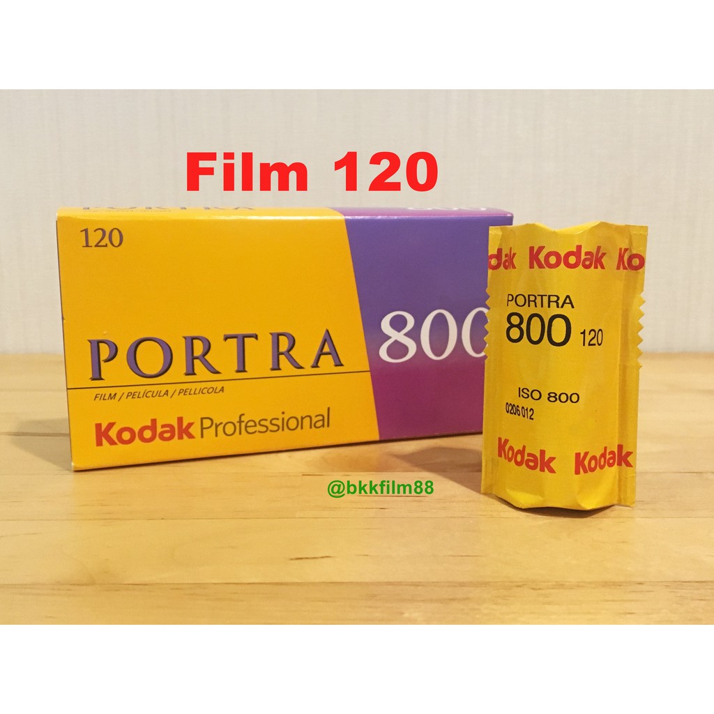 ฟิล์มสี 120 Kodak Portra 800 120 Professional Color Film ฟิล์ม Medium Format Hasselblad lubitel