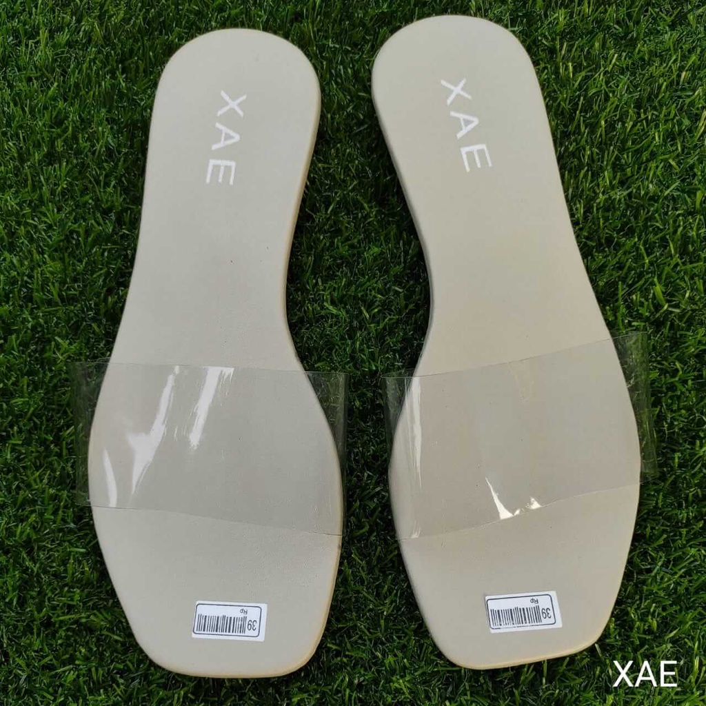 รองเท้าแตะผู้หญิงรุ่นล่าสุด xae adena mica สีครีม