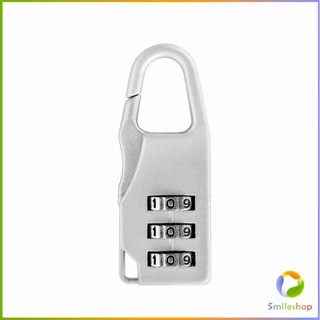 Smileshop กุญแจล็อคกระเป๋าเดินทาง แบบตั้งรหัส 3หลัก กุญแจล็อคเอนกประสงค์ Luggage lock