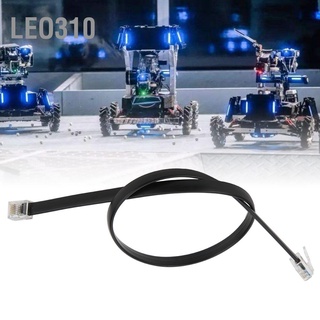 Leo310 อะไหล่สายเคเบิลเซนเซอร์ หัวคริสตัลคู่ 40 มม. Rj25 6Pin 2 ชิ้น