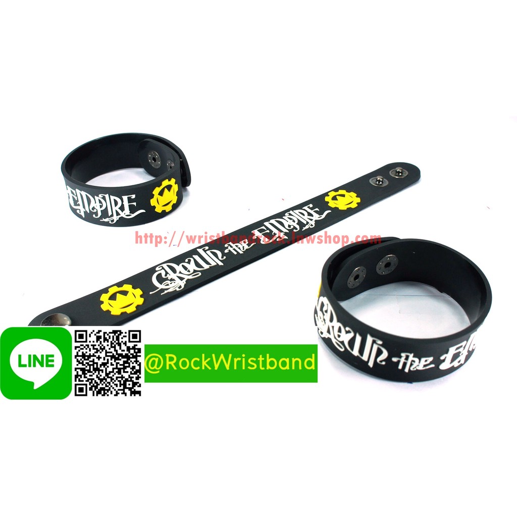 Crown The Empire ขายริสแบนด์  CEP160NA Wristband กำไลข้อมือวงร็อค