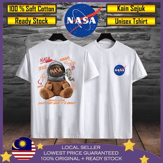 เสื้อยืด ผ้าฝ้าย 100% พิมพ์ลายกราฟฟิค Nasa X Brave Game Lelaki แฟชั่นสําหรับผู้ชาย