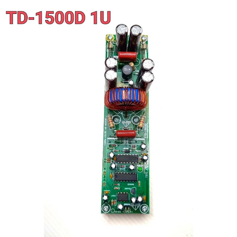 บอร์ดขยายเสียง Class D คลาสดี TD-1500Dไบอัสในตัว ลงแท่น 1U